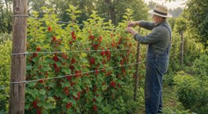 Vos groseilliers donnent peu ? Ce geste des anciens en juin avec 3 fils évite de perdre 2 fruits sur 3