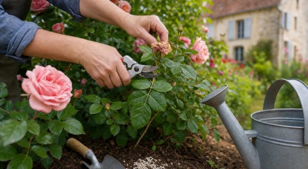 Vos rosiers fanent trop vite ? Ce double geste méconnu des pépiniéristes prolonge les fleurs tout l’été