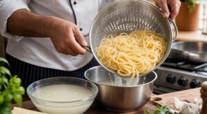 Vous rincez toujours vos pâtes à l’eau froide ? Ce réflexe fait disparaître la sauce et ruine vos plats sans le savoir