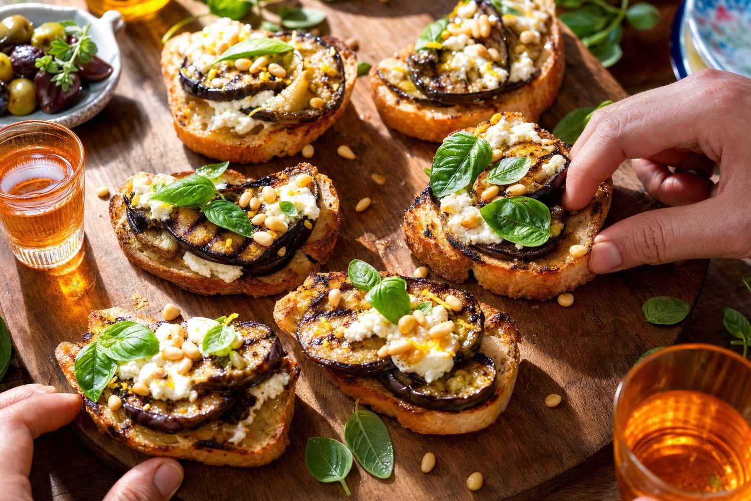 Bruschettas à l’aubergine : ce topping citronné qui les fait dévorer en 5 minutes (et l’erreur à éviter)