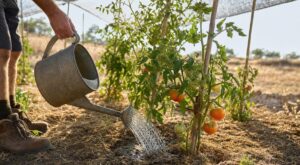 Canicule au potager : ce geste d’arrosage évite tomates brûlées, fruits éclatés et amende jusqu’à 1 500 euros