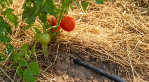 Canicule : ce geste sous le paillage m&rsquo;a révélé l&rsquo;erreur fatale que je faisais avec l&rsquo;arrosage enterré et mes tomates