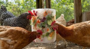 Canicule : ce jeu glacé que les propriétaires de poules s&rsquo;arrachent pour éviter le coup de chaud au poulailler