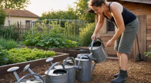 Canicule : cette habitude du soir avec vos arrosoirs sauve le jardin, mais presque personne ne l&rsquo;utilise