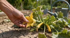 Canicule : si vos courgettes jaunissent, ne faites plus cette erreur d’arrosage, ce geste de maraîcher change tout