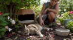 Canicule : si votre chat s’allonge dans la terre de vos massifs, attention à ce signal d’alarme qui inquiète les vétérinaires