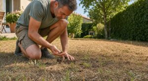 Canicule : si votre gazon jaunit, n’arrosez surtout pas comme ça… voici le geste qui lui évite la mort