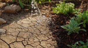 Canicule : si votre terre se craquelle ainsi, ce test spécial sol hydrophobe change tout à l&rsquo;arrosage