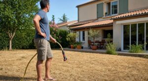 Canicule : si vous faites encore cette erreur d&rsquo;arrosage avec votre pelouse grillée, vous la condamnez