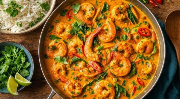 Ce curry de crevettes au lait de coco prêt en moins de 20 min m’a fait désinstaller mes applis de livraison