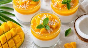 Ce dessert coco-mangue sans cuisson ni sucre ajouté, prêt en 5 minutes, va vous faire oublier les glaces cet été