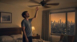 Ce geste de 30 secondes avec votre ventilateur de plafond explique pourquoi vous ne sentez plus aucun air en canicule