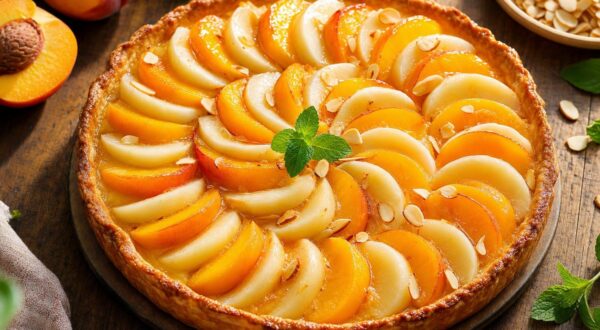 Cédric Grolet : ce geste avec quelques pêches qui change à jamais votre tarte maison en dessert d’été de palace