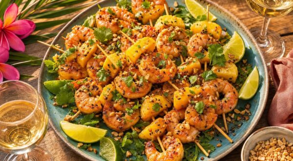 Ces brochettes crevettes-ananas qui disparaissent en 5 min : l’astuce fraîcheur à connaître avant l’apéro de juillet