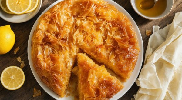 Cette pâte ultra-fine du frigo remplace la farine : l’astuce grecque pour un gâteau au citron ultra-fondant