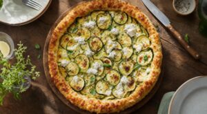Cette tarte courgettes-ricotta avec croûte surprise façon pizza a bluffé tous mes invités, à tester