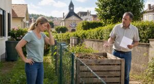 Composteur au fond du jardin : cette erreur avec la distance au voisin peut vous valoir un recommandé de la mairie