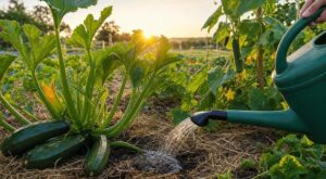 Courgettes, concombres : cette erreur de timing ruine vos récoltes, l’horaire d’arrosage à adopter dès maintenant