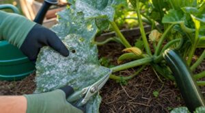 Courgettes et oïdium : ce geste de quelques secondes stoppe net l’attaque avant qu’elle ne ravage tout le potager