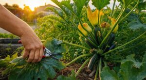 Courgettes : ne taillez plus comme ça, ce geste du soir évite de perdre toutes vos fleurs et double votre récolte
