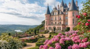 Finistère : ce château rose du XIXe siècle cache l’un des plus beaux jardins de France, à voir avant la foule