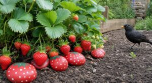 Fraises dévorées au potager : cette vieille astuce avec des cailloux rouges protège-t-elle vraiment votre récolte ?
