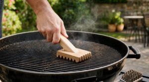 Grille de barbecue : tout le monde se sert de la brosse métallique, cet outil en bois des pros évite un danger à table