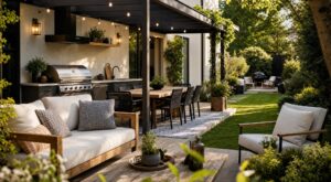 Jardin : si votre barbecue est encore au fond du terrain, vous ratez ce nouvel espace où tout se passe du midi au soir