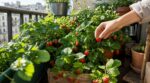 Je fais pousser des fraises presque toute l’année sur mon balcon de 2 m² : cette organisation évite l’erreur fatale