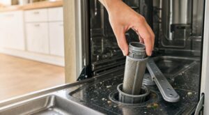 Lave-vaisselle qui sent mauvais ? Arrêtez les pastilles : cette pièce cachée au fond de la cuve se règle en 10 secondes