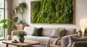 Les décorateurs délaissent les cadres pour cette déco végétale murale qui dure 10 ans sans eau (sauf si vous faites ça)