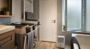 Linge qui sèche en intérieur : arrêtez de le mettre au salon, cette pièce fermée limite l’humidité et les moisissures