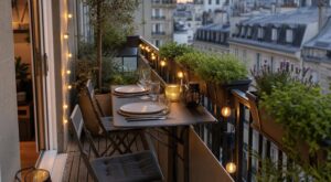 Mini-balcon : ce système escamotable que tous les citadins s&rsquo;arrachent pour enfin dîner dehors cet été