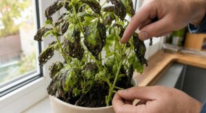 Mon basilic avait des feuilles noires, trouées et sans odeur : ce geste de taille oublié d’un jardinier l’a sauvé