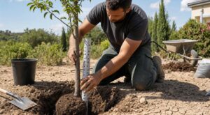 Mon paysagiste enterre toujours ce tube de 50 cm : 10 ans plus tard, mes arbres résistent à la canicule
