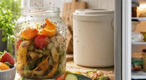 Moucherons dans la cuisine : cette erreur avec vos épluchures avant compost les fait proliférer tout l&rsquo;été