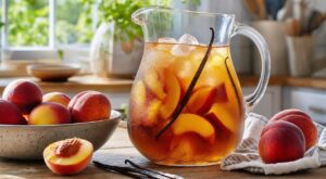 Ne jetez plus ces fruits d’été trop mûrs : ce thé glacé maison à la vanille est devenu la boisson star de nos étés