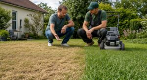 Pelouse grillée chaque été : cette erreur avec la hauteur de coupe de votre tondeuse ruine tous vos arrosages