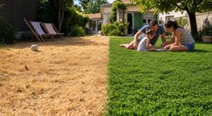 Pelouse grillée et restrictions d&rsquo;eau ? Ils troquent le gazon classique pour cette plante qui tient vert sous la canicule