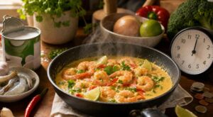 Plus rapide et moins cher qu’un kebab : ce curry de crevettes minute au lait de coco, mais évitez ce geste fatal
