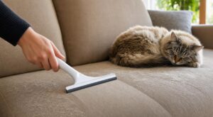 Poils de chat sur le canapé : jetez le rouleau, cet accessoire Lidl à 2 € vide tout en deux passages