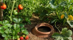 Potager en canicule : arrêtez d’arroser le soir, cette jarre enterrée travaille 7 jours sous terre à votre place