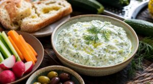 Pourquoi les Grecs boudent souvent le concombre dans leur tzatziki pour ce légume vert qui change tout à l&rsquo;apéro