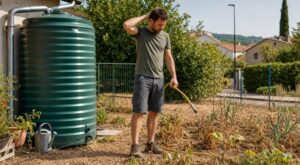 Sécheresse : ce geste banal avec l’eau de pluie et votre cuve de jardin peut vous coûter jusqu’à 1 500 € d’amende