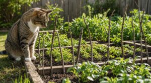 Si vos semis finissent en litière pour chats, cette astuce avec quelques brindilles va enfin les tenir à distance