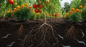 Si vos tomates jaunissent, ces petites fleurs orange que les anciens glissaient entre les rangs stoppent les vers du sol