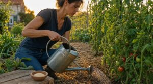 Tomates au potager : ce geste d&rsquo;arrosage avec cette levure du placard les rend bien plus grosses et savoureuses
