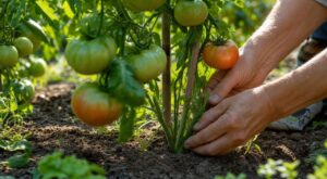 Tomates qui ne rougissent pas : ce geste oublié des anciens au pied du plant accélère la récolte de 2 semaines