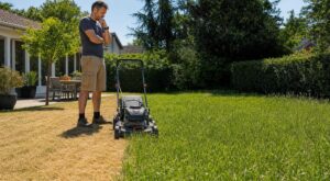 Vacances et canicule : cette erreur avec votre pelouse la transforme en paillasson jauni à votre retour