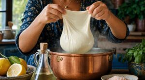 Voici la mozzarella maison à 3 ingrédients qui fait oublier la mozza du supermarché à ma voisine